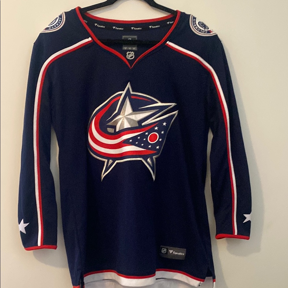 Blue Columbus Blue Jackets Hockey Jersey